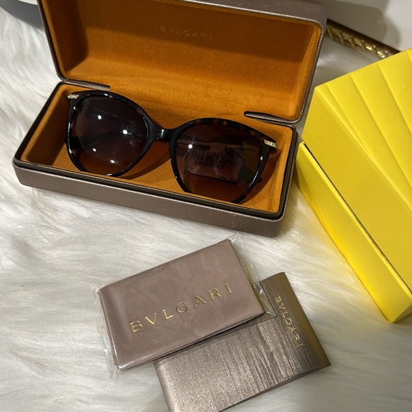 ✨Bvlgari BV8201B 504/13 55 - Dark Havana sunglasses - Picture 4 of 14